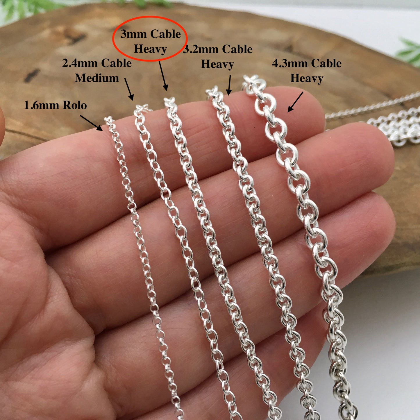 Chain Add On* - Additional Length on Heavy Weight Chain