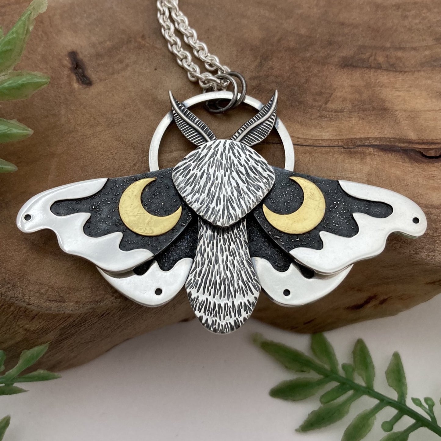 Celestial Moth Necklace