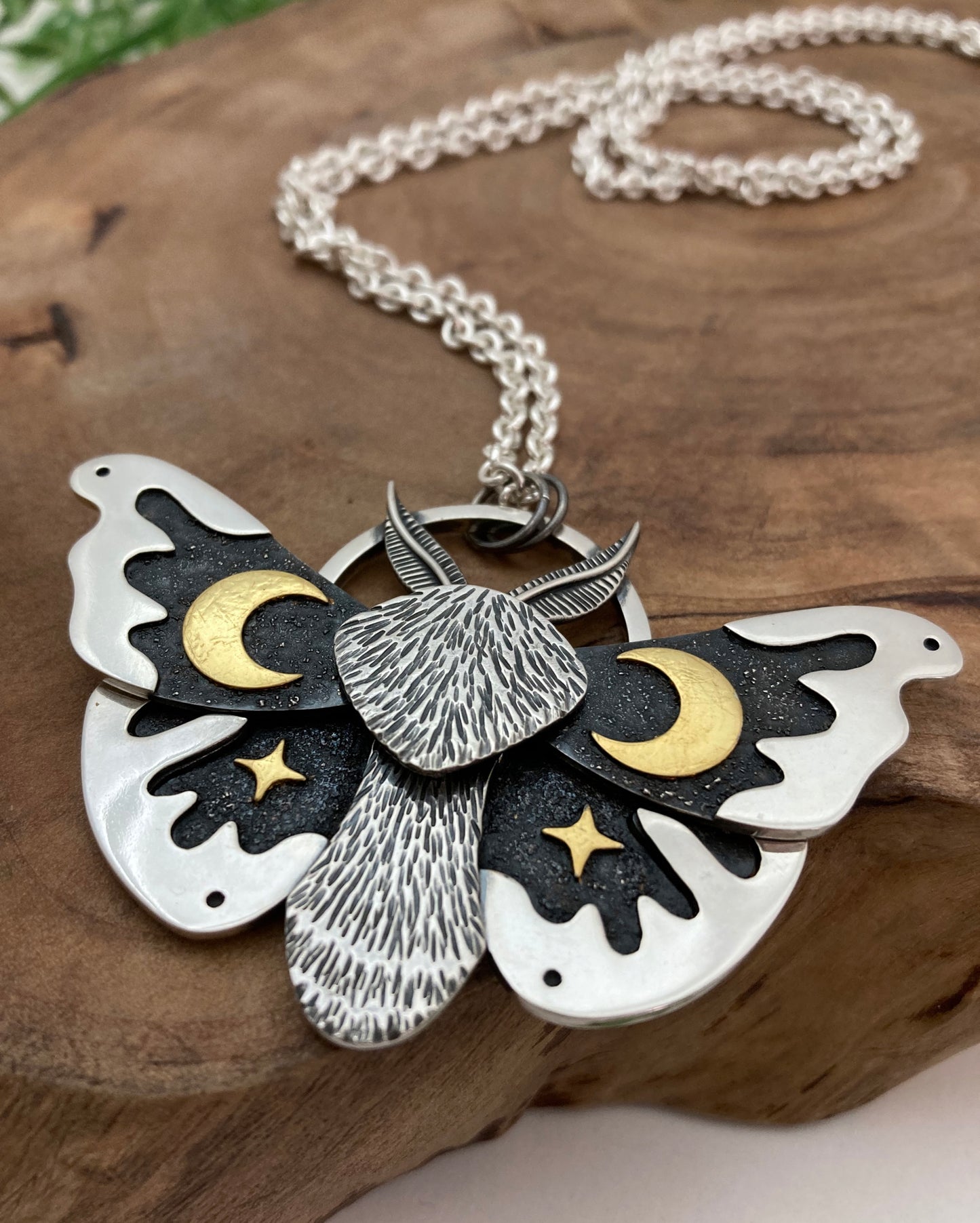 Celestial Moth Necklace