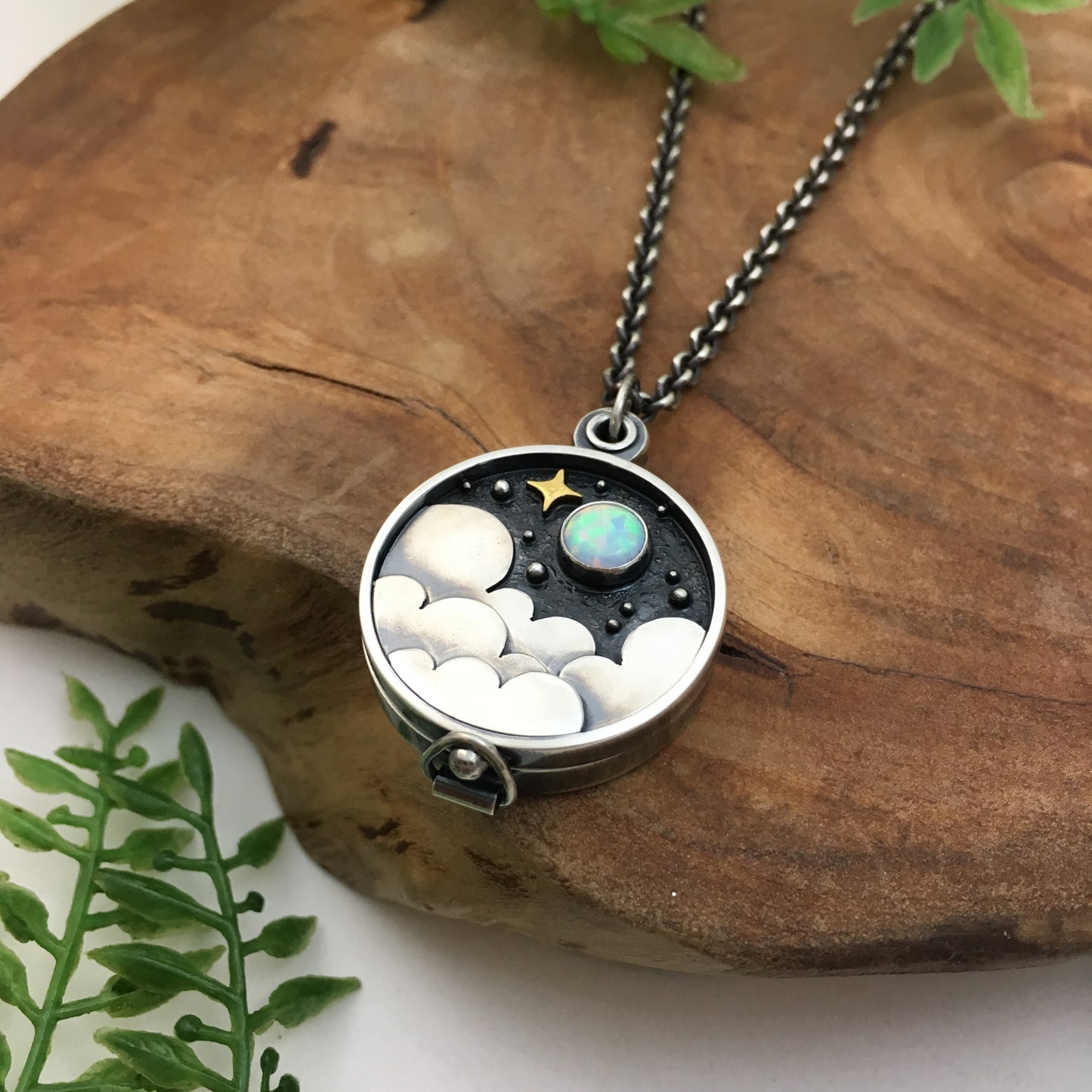 Night Sky Moon & Clouds & Star Jewelry