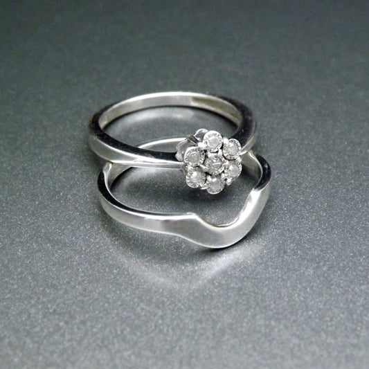 Custom Curved Band for your Engagement Ring